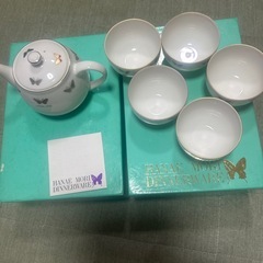 もりはなえ新品お茶湯呑みセットの画像