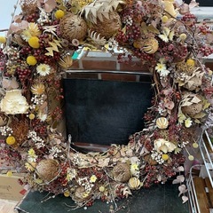 大きなリース　特大リース　クリスマスの画像