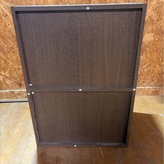 K1201 2段カラーBOX 天板穴ありの画像