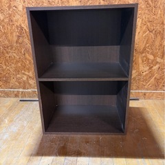 K1201 2段カラーBOX 天板穴ありの画像