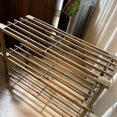 ３段棚　木製の画像
