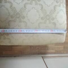 アンティーク調 ホワイト 猫脚 スツール ベンチ オットマンの画像