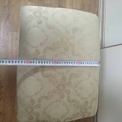 アンティーク調 ホワイト 猫脚 スツール ベンチ オットマンの画像