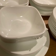 コレール食器無印30枚セットの画像