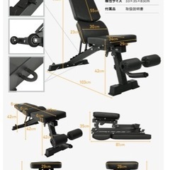 🎯 ほぼ未使用！STEADY アドバンスモデル トレーニングベンチ の画像