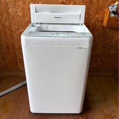 K1308 Panasonic パナソニック 縦型洗濯機 5kg 2017年製の画像