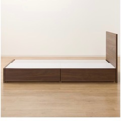 ニトリ　シングル　収納ベッドの画像