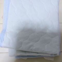 ベビー布団用 シーツ・防水キルトパッド・冬用敷パッド 3点セットの画像