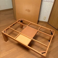 【ジャンク品】こたつ　W1050✖️D750 電源コードなし　脚折り畳みの画像