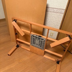 【ジャンク品】こたつ　W1050✖️D750 電源コードなし　脚折り畳みの画像