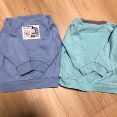 最終お値下げ😊 子供服ꯁꯧ裏起毛トレーナー2枚セットの画像