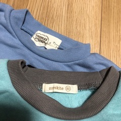 最終お値下げ😊 子供服ꯁꯧ裏起毛トレーナー2枚セットの画像