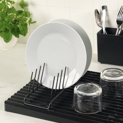 プレートホルダー　皿　たてて立てて収納の画像