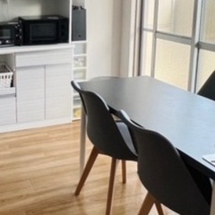 高さ調整可　イケア　IKEA 100cm テーブル　グレー　ダイニングテーブル　机　勉強机　学習机　高さ　テーブル　グレー　オフィス　ワーキング　書斎　棚　の画像