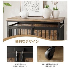 ペットゲージハウス犬キャビネットの画像