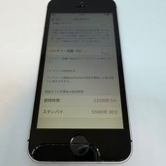 【中古】iPhone 5s（シルバー）／動作確認済み  の画像