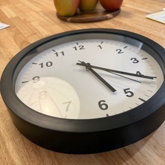 <取引決定済み>静音　壁掛け時計　28cm の画像