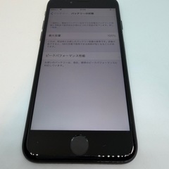 【新品交換品 】iPhone 7 ブラック SIMフリー 128GB／バッテリー100%／動作確認済みの画像