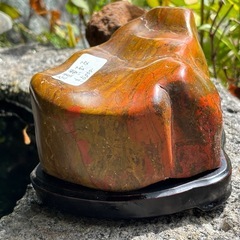 水石「佐渡黄玉石」の画像