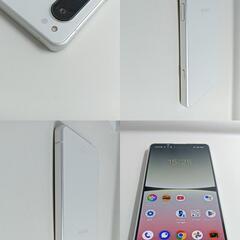 整備済！SOG09　Xperia 5 IV 128GB 　本体　エクリュホワイト　SIMフリー　202510295の画像