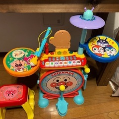 アンパンマンのおもちゃドラムの画像