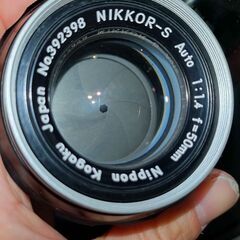 新品級2 nippon kogaku Nikon NIKKOR-S Auto F1.4 50mmの画像