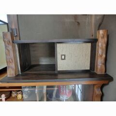 床の間用の収納棚の画像