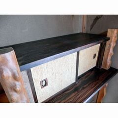 床の間用の収納棚の画像