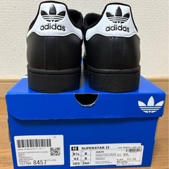 adidas SUPERSTARⅡ 26.5cm 未使用新品　JI0079の画像