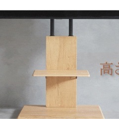 テレビスタンド 32~65型高さ調節首 振りテレビラック 自立式ハイタイプ ロータイプ テレビ台壁寄せテレビスタンド棚板付き 伸縮壁面 省スペース収納 配線し木目北の画像