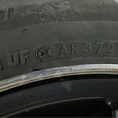 155/65R13 ブリヂストン スタッドレスタイヤホイールセット4本の画像