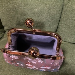 新品未使用 ハンドメイドバッグ　ポーチ　の画像