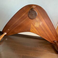 【格安】高級天然木ローテーブルの画像