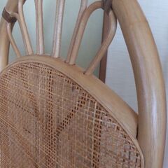 籐の衝立　ラタンスクリーン　の画像