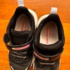 Love Melody ブラックスニーカー 17.0の画像