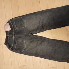 子供用 冬デニムパンツ（暖か裏起毛・新品）-130cm程度の画像
