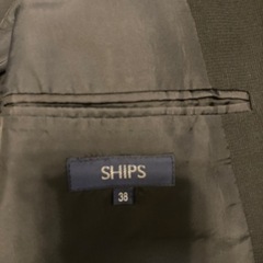 SHIPS シップス スーツ メンズ ブラック 上着 38 パンツ 30の画像