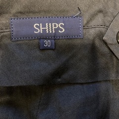 SHIPS シップス スーツ メンズ ブラック 上着 38 パンツ 30の画像