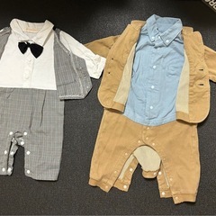 70 長袖　4着　カバーオール　フォーマルありの画像