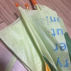 傘 カッパ ベビー 恐竜 グリーン 緑 レイングッズの画像