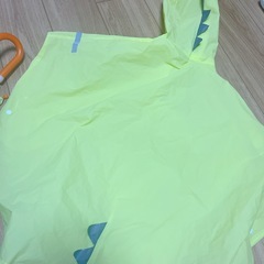 傘 カッパ ベビー 恐竜 グリーン 緑 レイングッズの画像