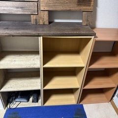 カラーボックス３つまとめて売りの画像