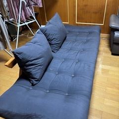 ソファ　ソファベッドにもなりますの画像