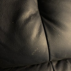 カリモクソファ（黒に近い濃紺）二人掛けソファの画像