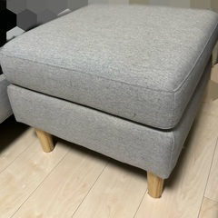 ソファ　オットマン　3人　2人　L字　コーナー　カウチ　グレー　背もたれ　埼玉の画像