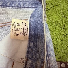 古着好き必見✨BOBSON＆CHESSKING メンズライトブルージーンズ👖500円の画像