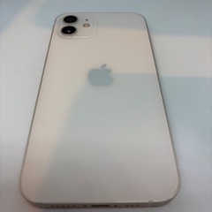 【中古】iPhone 12 ホワイト 64GB／角にキズあり／動作良好の画像