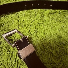 🖤黒ベルト 金色縁取り おしゃれ 美品に近い 100円でお譲りします✨の画像