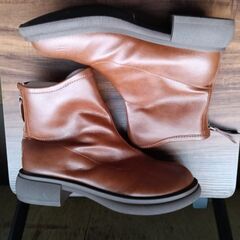 新品 23cm レディース スニーカー ブラウン シューズ 靴 厚底 識別番号:【B091-Z】の画像