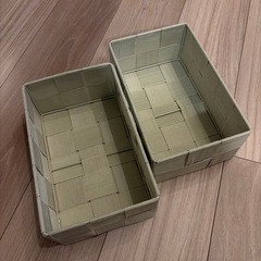 クローゼット内の小物収納に◎収納ボックス(2個セット)の画像